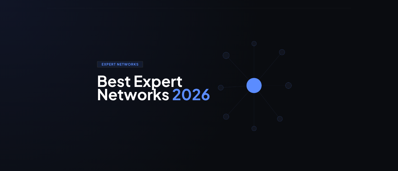 The 10 Best Expert Networks in 2026, Compared
