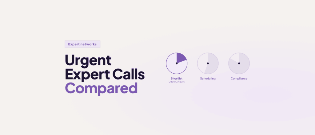 Urgent Expert Calls: Same-Day, Weekend and Overnight Briefs Compared