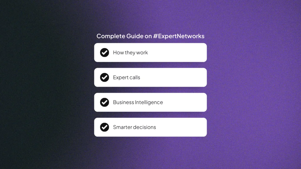 Expert Networks 2026