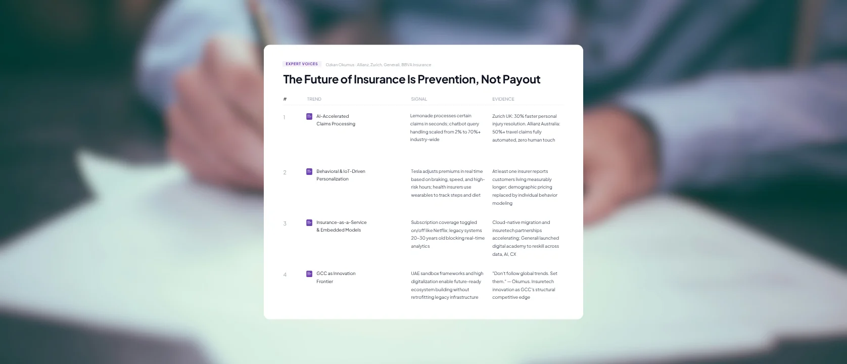 The Future of Insurance Is Prevention, Not Payout