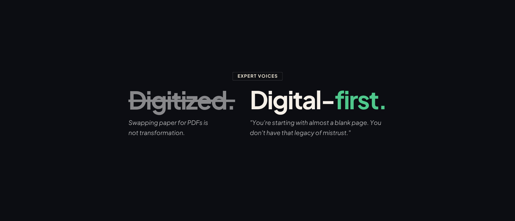 Digital-First, Not Digitized: What Governments Get Wrong About Digital Transformation