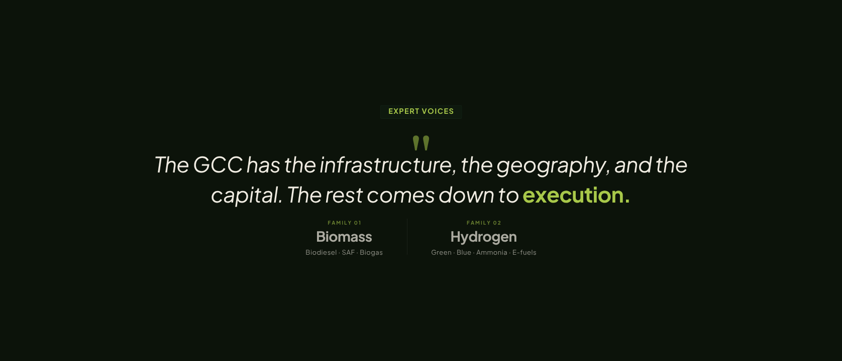 Sustainable Fuels Explained: From Biodiesel to E-Fuels and Why the GCC Is Positioned to Lead