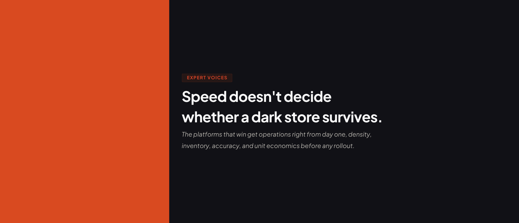 The Dark Store Playbook: How to Launch and Scale Q-Commerce Operations